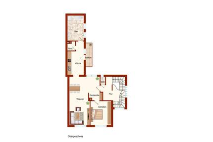 2,5 Zimmer Wohnung mit Balkon in Bürstadt