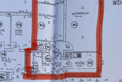 Wohnung zum Mieten in Walheim 490,00 € 60 m²