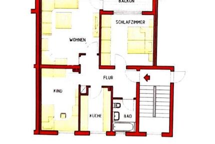 III.ZIMMER WOHNUNG ZU VERMIETEN - Hannover Buchholz-Kleefeld