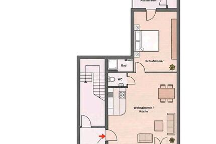 Ruhige & helle 2-Zimmer Wohnung in Magdeburg-Sudenburg ab Juni