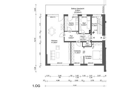 Wiedenbrück - Erstbezug - 4 zentrale moderne 3-Zimmer Wohnungen - Rheda-Wiedenbrück
