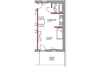 1-Zimmer Wohnung zu vermieten - 495,00&nbsp;EUR Kaltmiete, ca.&nbsp; 45,00&nbsp;m&sup2; in Wernberg-Köblitz (PLZ: 92533)