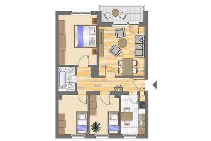 Demnächst frei! 3-Zimmer-Wohnung in Mönchengladbach Lürrip