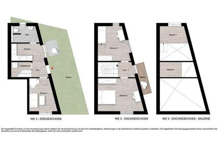 Maisonette-Neubau 3Zimmer 2Ebenen Erstbezug EBK Balkon Garten - Lasbek