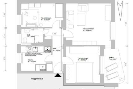 Hannover Nord, 3ZKB Komplettsanierung + Balkon + EBK + zentral