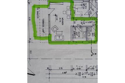 1 - Zimmer Wohnung Erdgeschoss Provision frei Miete - Nidderau