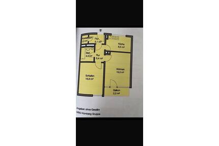 2 Zimmer Wohnung - 946,00&nbsp;EUR Kaltmiete, ca.&nbsp; 59,00&nbsp;m&sup2; in Nürnberg (PLZ: 90473) Altenfurt