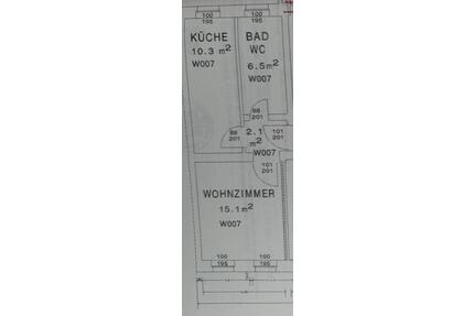 Kleine 2 Zimmer Wohnung 35m² - 560,00&nbsp;EUR Kaltmiete, ca.&nbsp; 35,00&nbsp;m&sup2; in Erfurt (PLZ: 99092) Andreasvorstadt