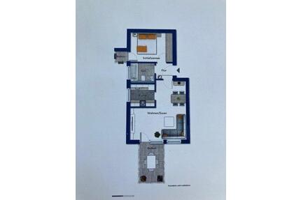 2-Zimmer Wohnung in Metzingen mit Balkon und TG-Stellplatz