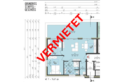 3 Zimmer Loftwohnung 78m² KFW 40 PLUS Neubau - Weener