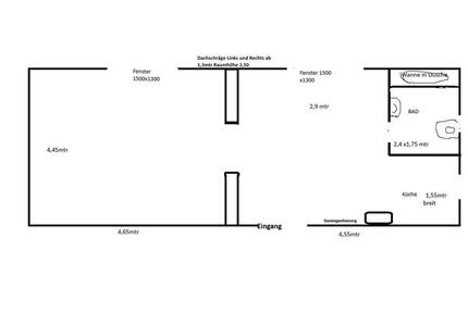 2 Raum Dachgeschosswohnung - 380,00&nbsp;EUR Kaltmiete, ca.&nbsp; 38,00&nbsp;m&sup2; in Essen (PLZ: 45257) Stadtbezirk VIII