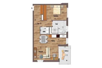 Wohnung zum Mieten in Mönchengladbach 1.040,00 € 72 m²