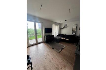 [Dresden Hafencity] Moderne 1 Zimmer Wohnung mit Terasse+Garten