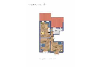 Frisch sanierte 3-Zimmer Wohnung im OG am Wasservirtel - Duisburg
