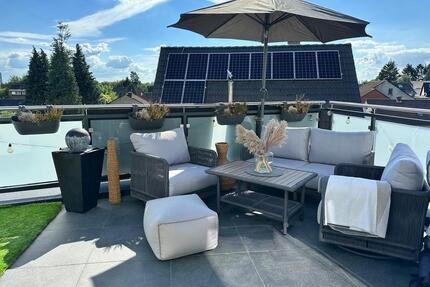 Barrierefreie, helle 3,5 Zimmer Wohnung 119qm, eigene Etage, großer Balkon, Klima, Wärmepumpe - Bergheim Ahe