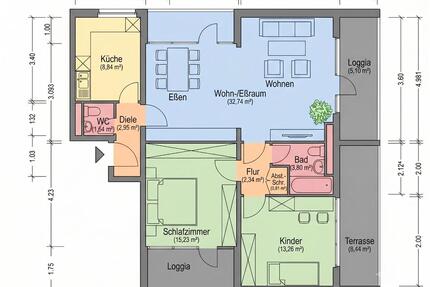 3 Zimmer Wohnung Ratingen West ( Text lesen )
