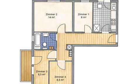 WG-Zimmer in München 725,00 € 10 m²