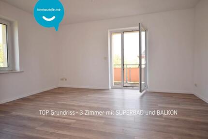 Kompakt • 3-Zimmer • Bad mit Fenster & Wanne • am Heimgarten • Balkon • Top-Preis • Fussbodenheizung - Chemnitz Bernsdorf