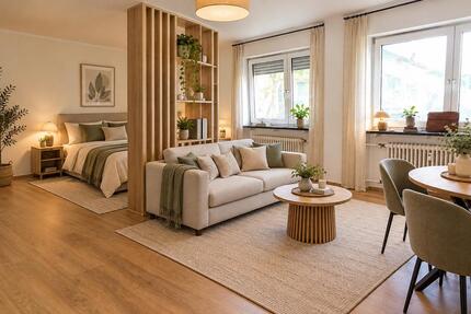 1 Zimmer Apartment zur Miet möbliert Nürnberg Maxfeld