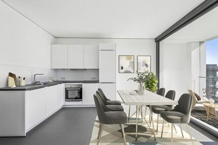 Live Elevated – Charmantes 3-Zimmer-Apartment mit Loggia im exklusiven Colonnades - Berlin Mitte