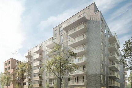 Neubau-Erstbezug im 5. OG - 2-Zimmer mit Balkon & Blick ins Grüne in aufstrebendem Quartier - Hamburg Rothenburgsort