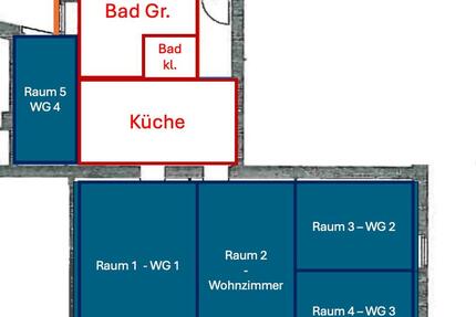 4 WG-Zimmer Wedding, sanierter Altbau, frei ab 01.12.2026 - Berlin Mitte