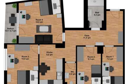 WG-Zimmer in München 820,00 € 10 m²