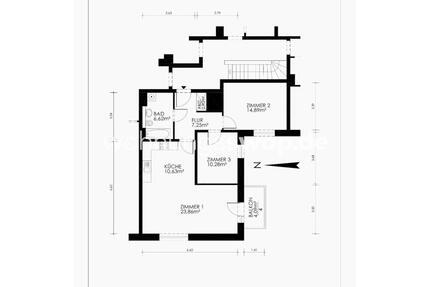 Wohnungsswap - 3 Zimmer, 76 m² - Wittenkamp, Hamburg-Nord, Hamburg
