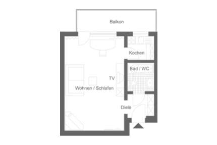 Wohnen auf Zeit in Düsseldorf 1.150,00 €