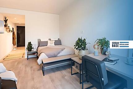 URBAN BASE: Vollmöbliertes Standard-Apartment mit EBK, ALL-IN-MIETE, UVM. am Rheinufer - Düsseldorf Stadtbezirk 3