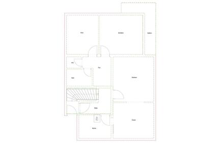 4 Zimmer 93m² Erdgeschoss Wohnung Künzelsau-Belsenberg