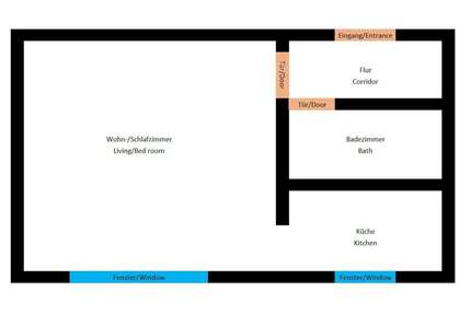 Wohnen auf Zeit in Hamburg 1.290,00 €