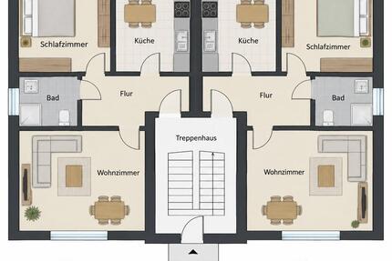 •• Frisch renovierte helle 2-Zimmer Wohnung im gepflegten MFH •• - Essen Stadtbezirk III