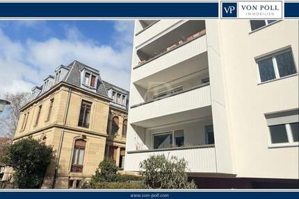 Exklusives Wohnen in der Oststadt: Kernsanierte Etagenwohnung mit Balkon, Aufzug und Tiefgarage - Mannheim / Oststadt