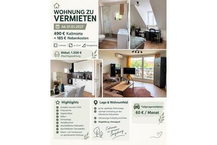 2-Zimmer Wohnung Magdeburg Hansapark