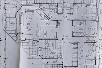 Schöne 5 Zimmer Wohnung - 850,00&nbsp;EUR Kaltmiete, ca.&nbsp; 130,00&nbsp;m&sup2; in Paderborn (PLZ: 33100) Neuenbeken