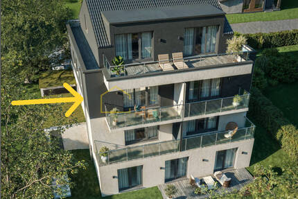 Massivholz-Neubau: 2 Zimmer mit Balkon, KfW40, gesundes Wohnklima, Weitblick - Erlangen / Bruck