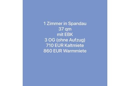 1 zimmer wohnung berlin spandau