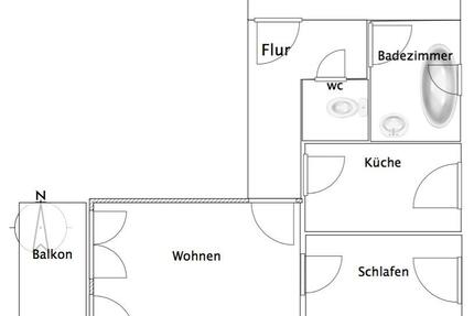 2-Zimmer Wohnung in RV - 470,00&nbsp;EUR Kaltmiete, ca.&nbsp; 47,00&nbsp;m&sup2; in Ravensburg (PLZ: 88213) Galgenhalde