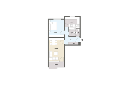 Wohnung zum Mieten in Nürnberg 690,00 € 59.86 m²