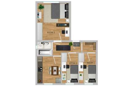 WG-Zimmer in München 890,00 € 8 m²