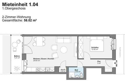 Wohnen auf Zeit in Offenbach 1.600,00 €