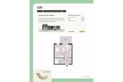 1-Zimmer Wohnung Neubau ab März 2027 in Schönaich 71101