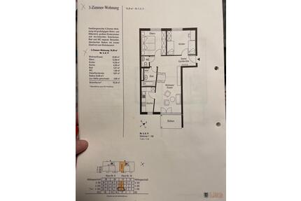 Wohnung zur Untermiete 3Z 76qm TG-Stellplatz Rieselfeld - Freiburg im Breisgau Lehen