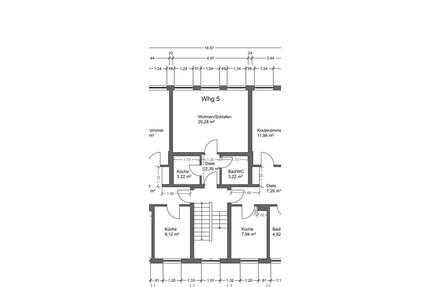 Wohnung zu Miete für ältere Menschen mit Möbel (direkt am Rhein) - Duisburg Laar