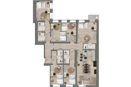 WG-Zimmer in Aachen 1.021,00 € 21 m²