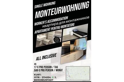 Möbliertes Zimmer 500€ All-Inclusive Keine Kaution WG - Bergneustadt