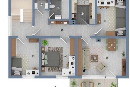 Gut geschnittene 4 Zimmer Wohnung in Gütersloh - Friedrichsdorf
