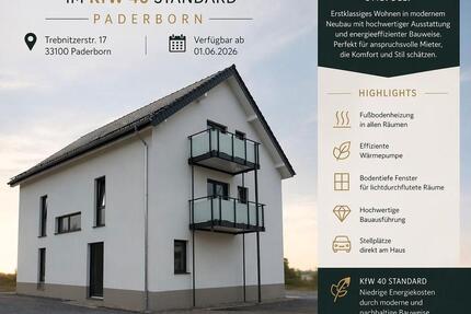 Traumhafte 1-Zimmer Dachgeschosswohnung im Neubau - Paderborn