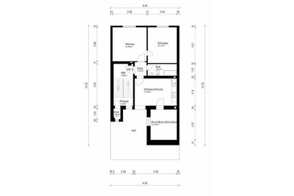Gut geschnittene 3-Zimmer Wohnung in MH-Broich zu vermieten - Mülheim an der Ruhr